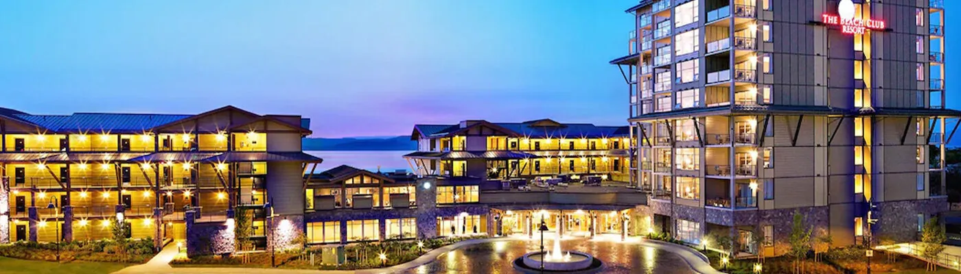 Exterior of the Beach Club Resort In Vancouver