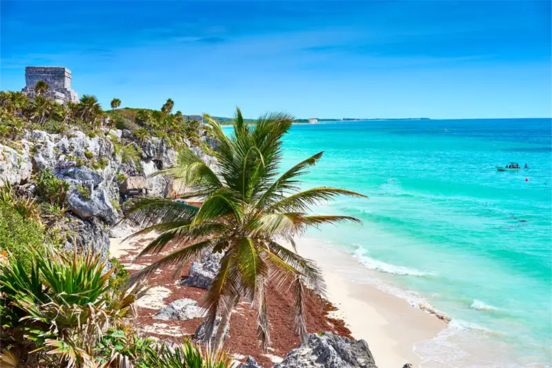Beach on Riviera Maya, Mexico