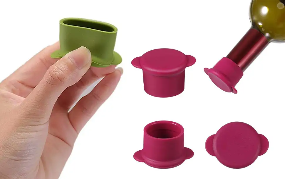 Vitrix Kitchenware Bottle Caps in red and green