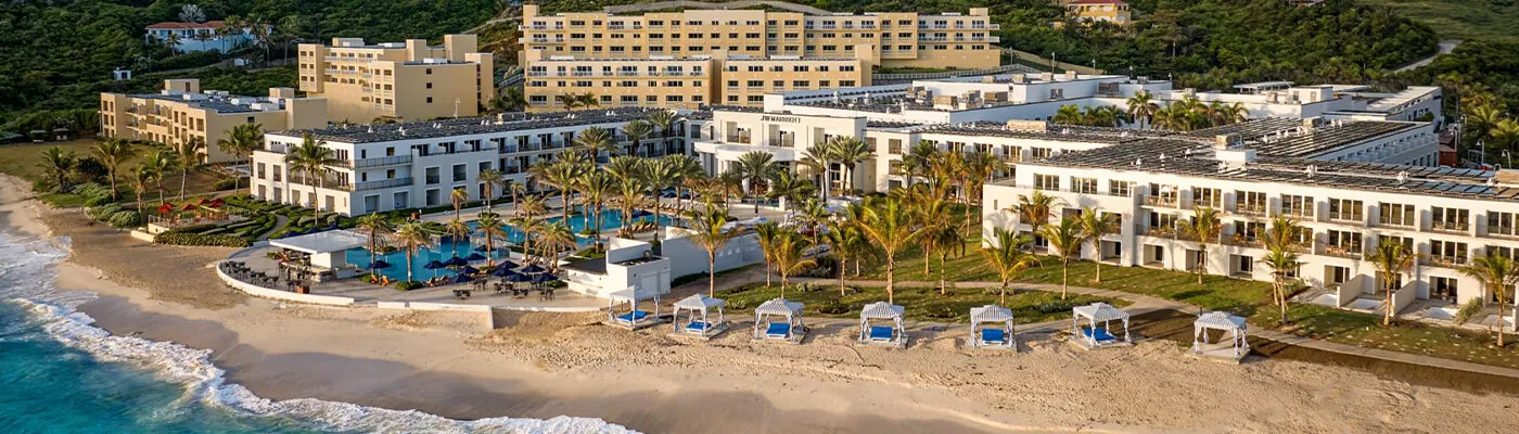 Aerial View of the Marriott in St. Maarten